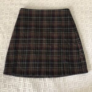 Brandy Plaid Skirt